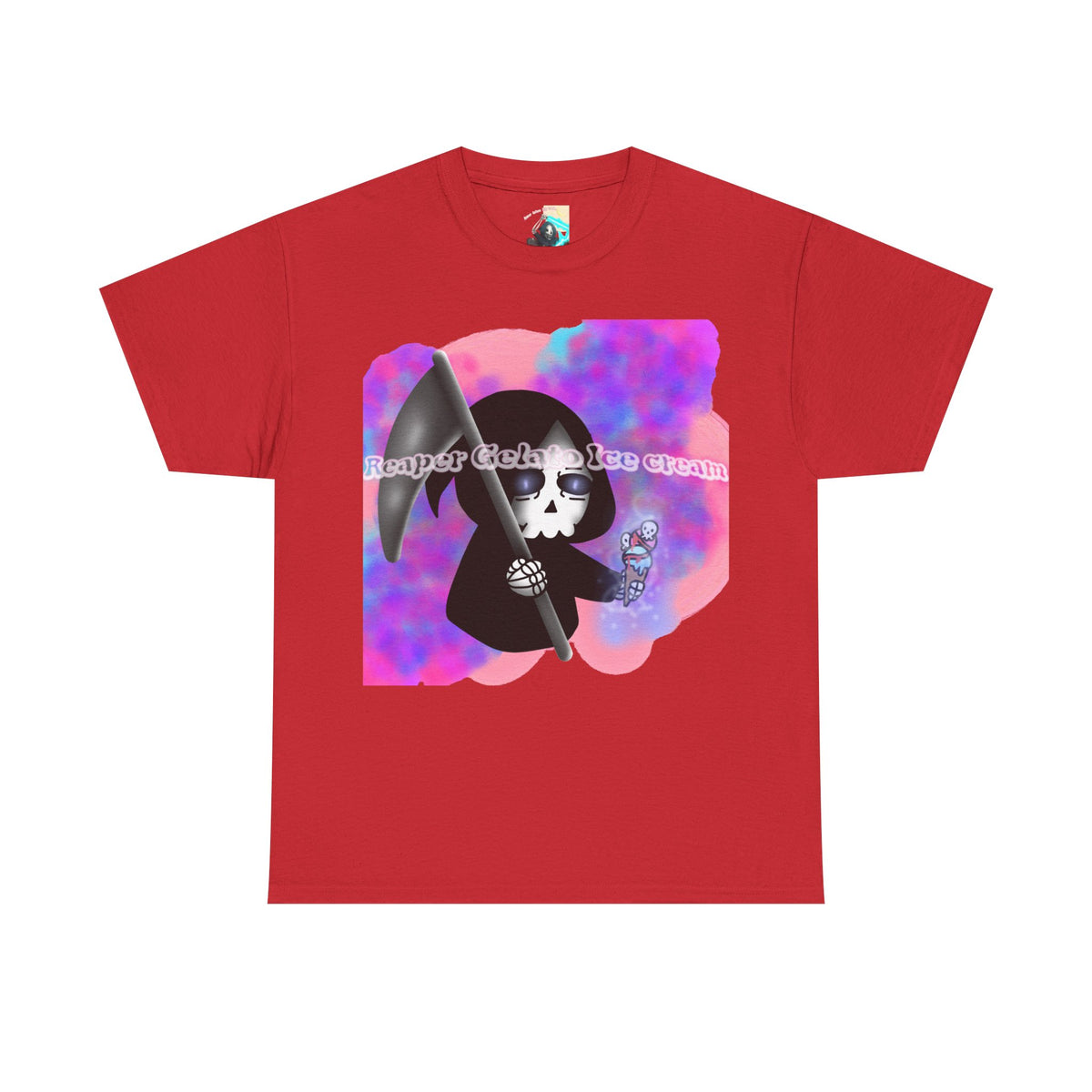 Reaper Gelato Ice Cream Unisex Heavy Cotton Shirt