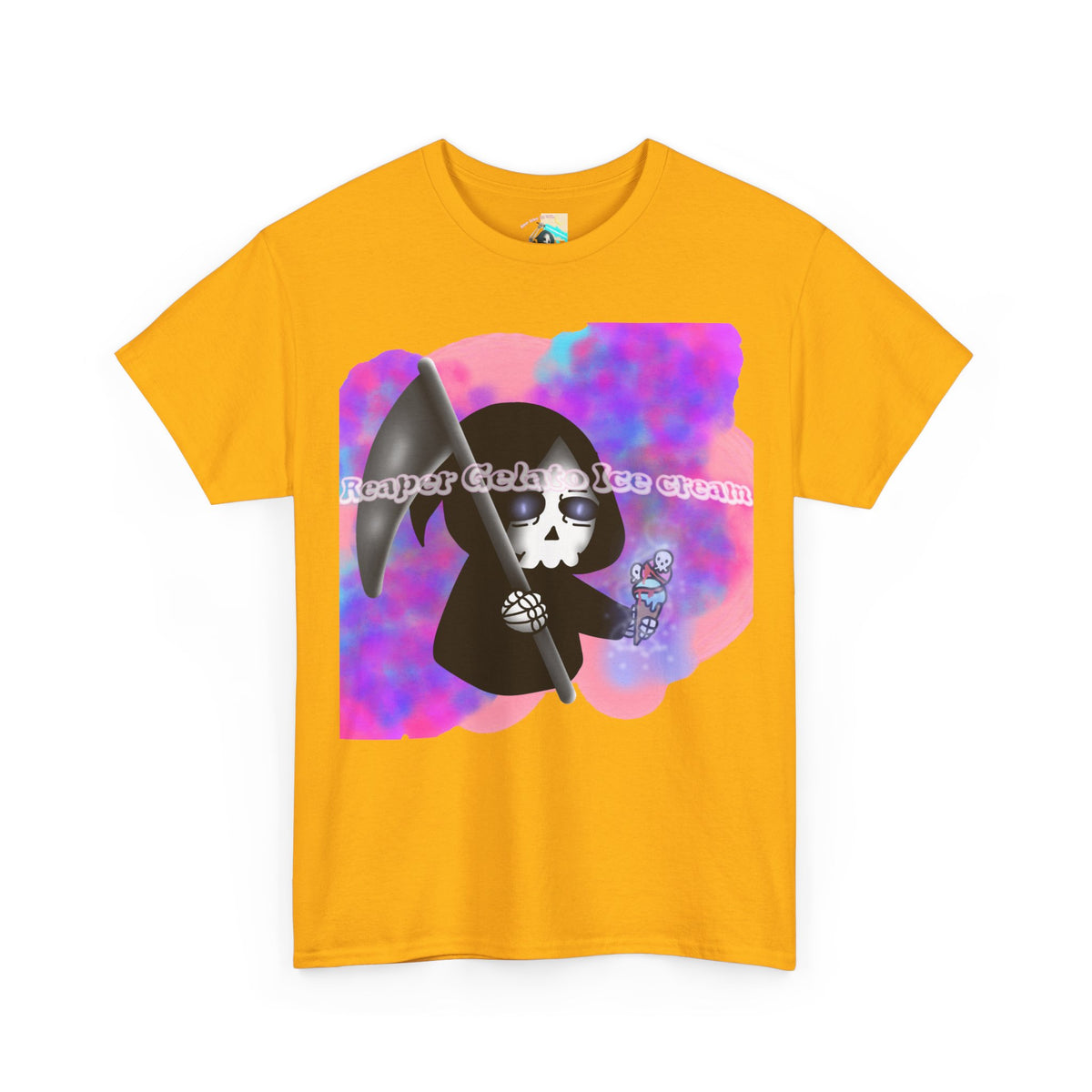 Reaper Gelato Ice Cream Unisex Heavy Cotton Shirt