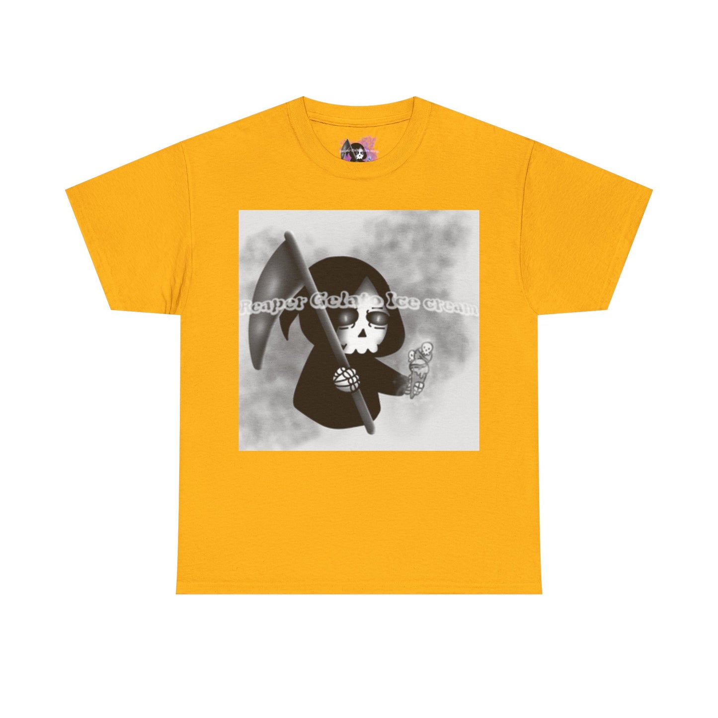 Reaper Gelato Ice Cream Unisex Heavy Cotton Shirt