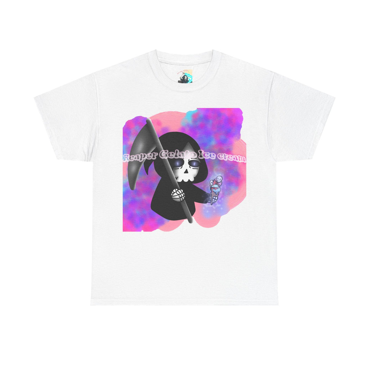Reaper Gelato Ice Cream Unisex Heavy Cotton Shirt