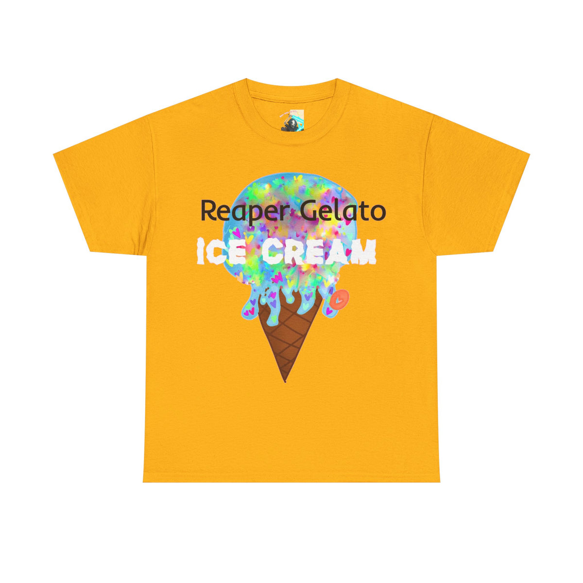 Ice Cream Unisex Heavy Cotton Shirt