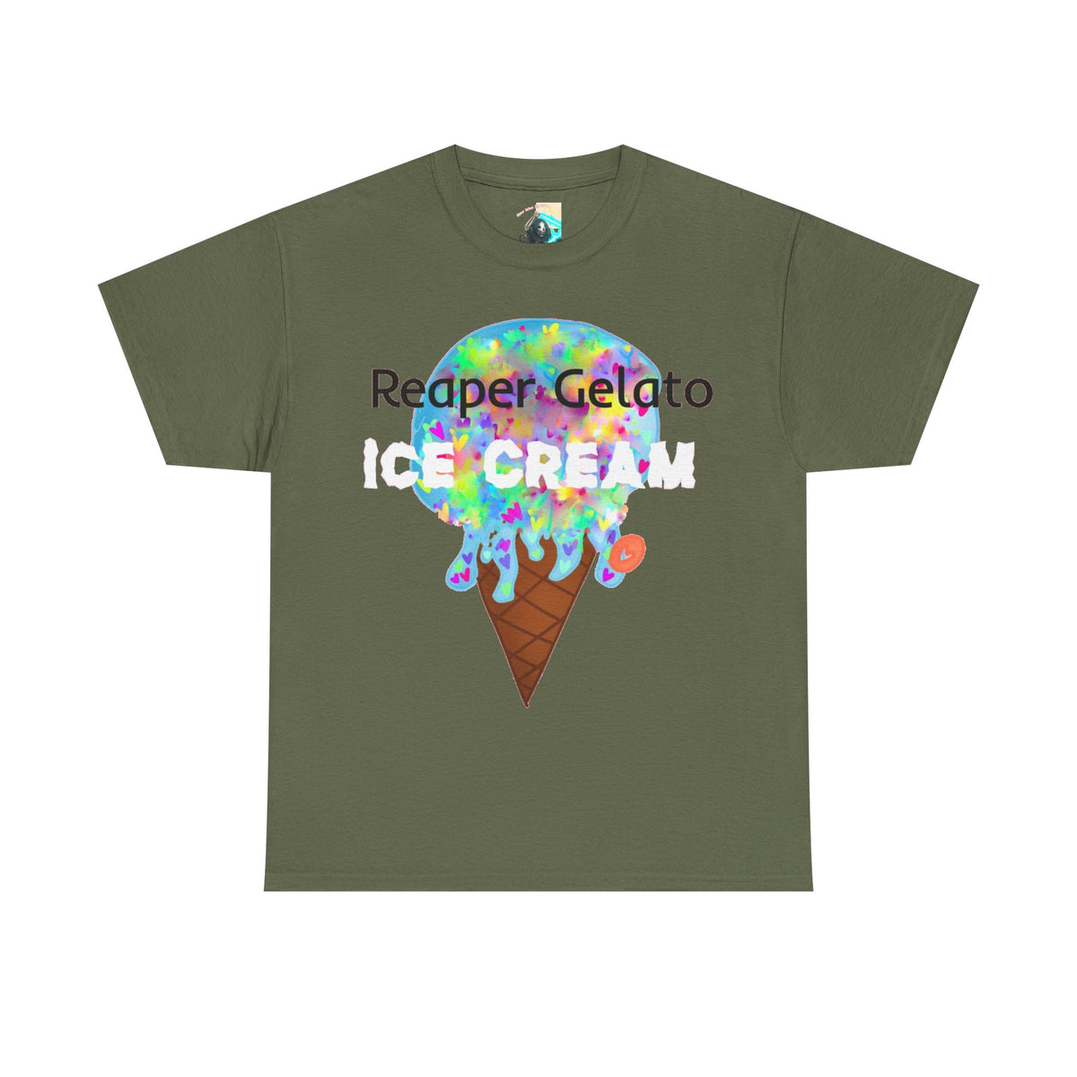 Ice Cream Unisex Heavy Cotton Shirt