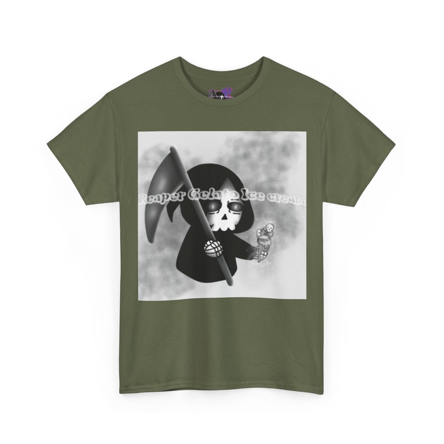 Reaper Gelato Ice Cream Unisex Heavy Cotton Shirt