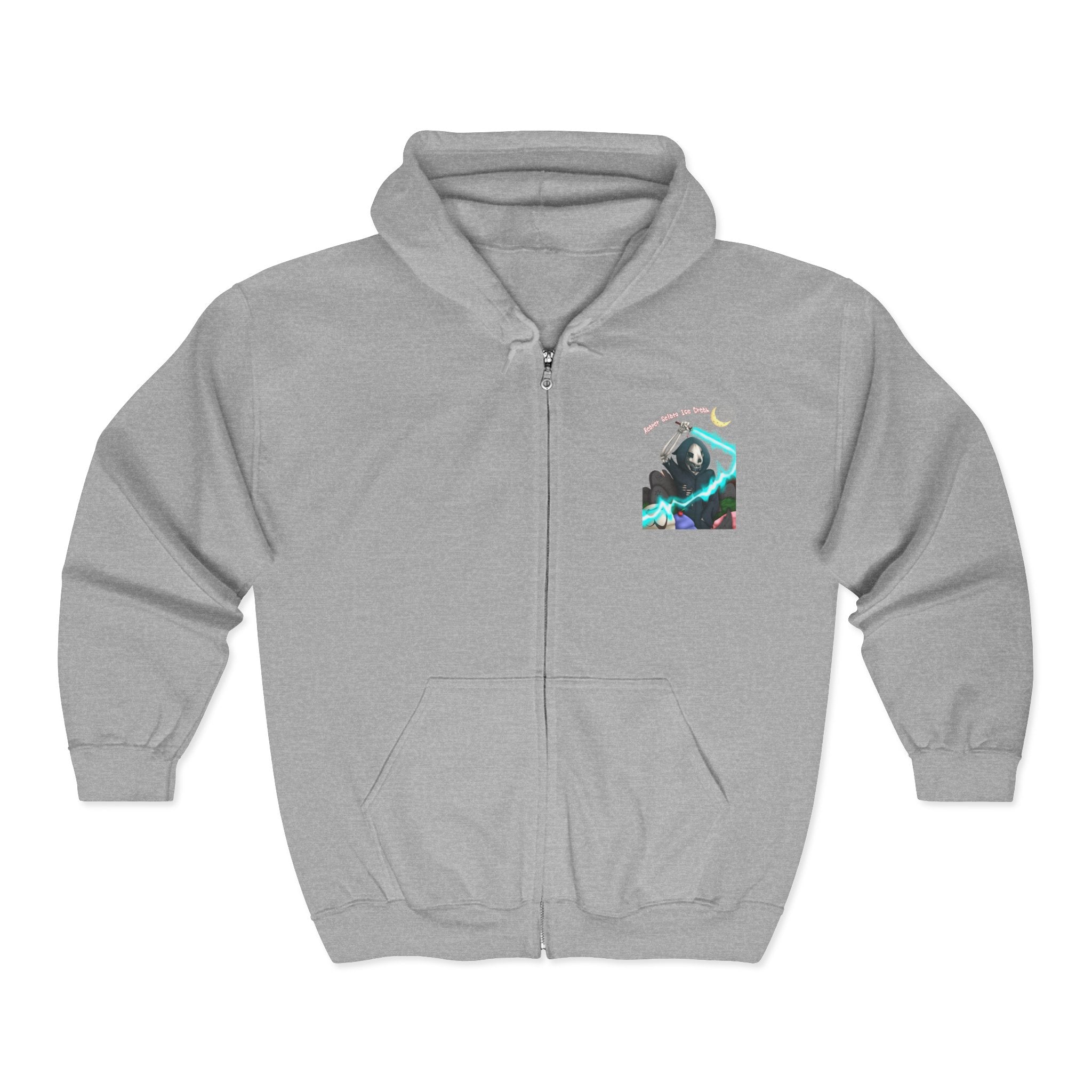 Reaper Wolf Gelato Unisex Zip Hoodie