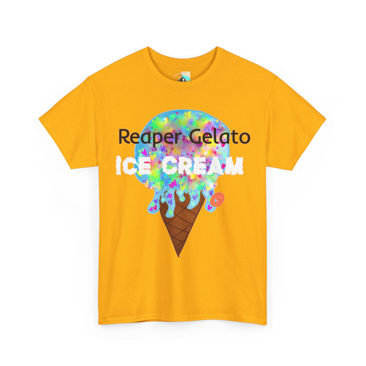 Ice Cream Unisex Heavy Cotton Shirt