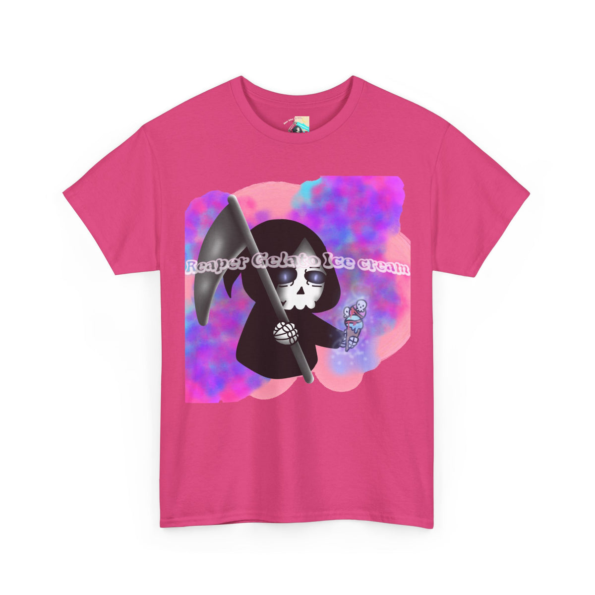 Reaper Gelato Ice Cream Unisex Heavy Cotton Shirt