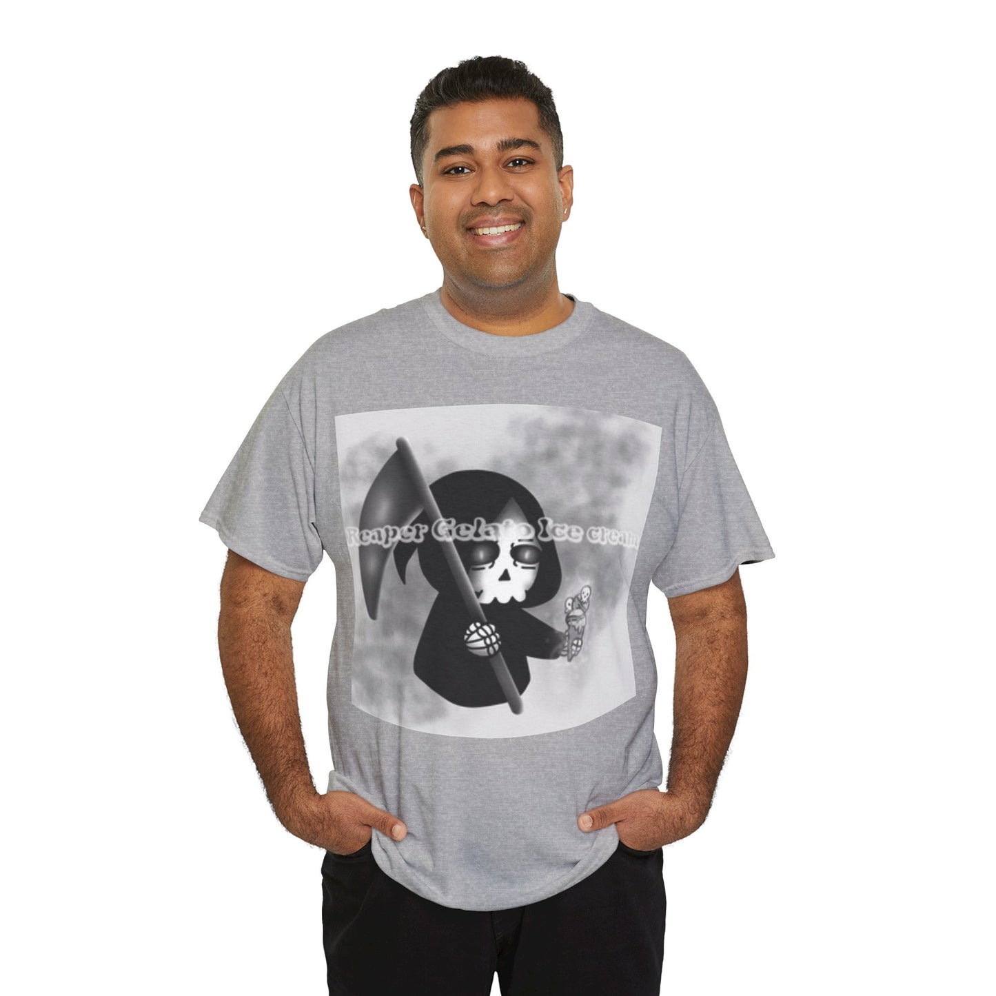 Reaper Gelato Ice Cream Unisex Heavy Cotton Shirt