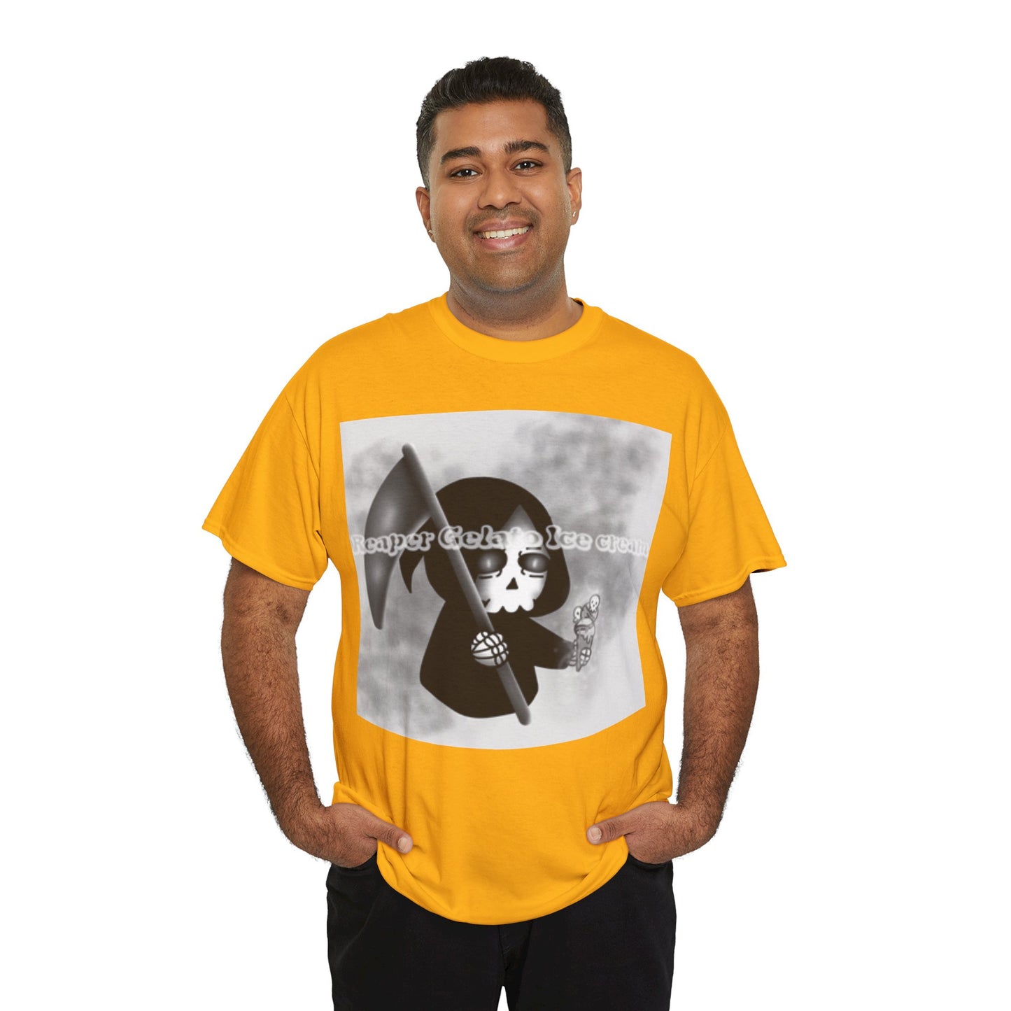 Reaper Gelato Ice Cream Unisex Heavy Cotton Shirt