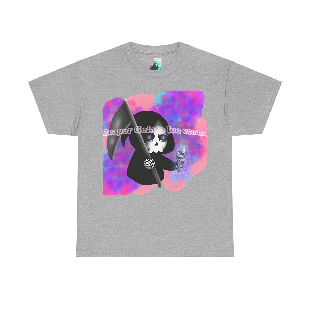 Reaper Gelato Ice Cream Unisex Heavy Cotton Shirt