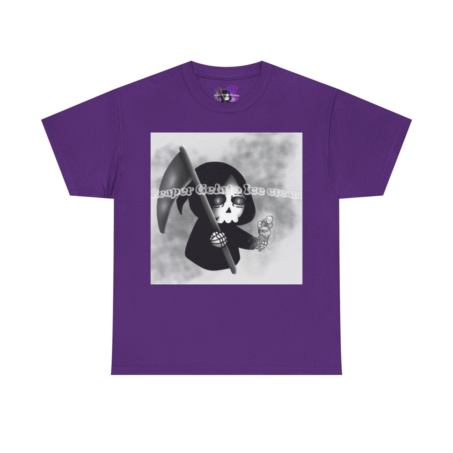 Reaper Gelato Ice Cream Unisex Heavy Cotton Shirt
