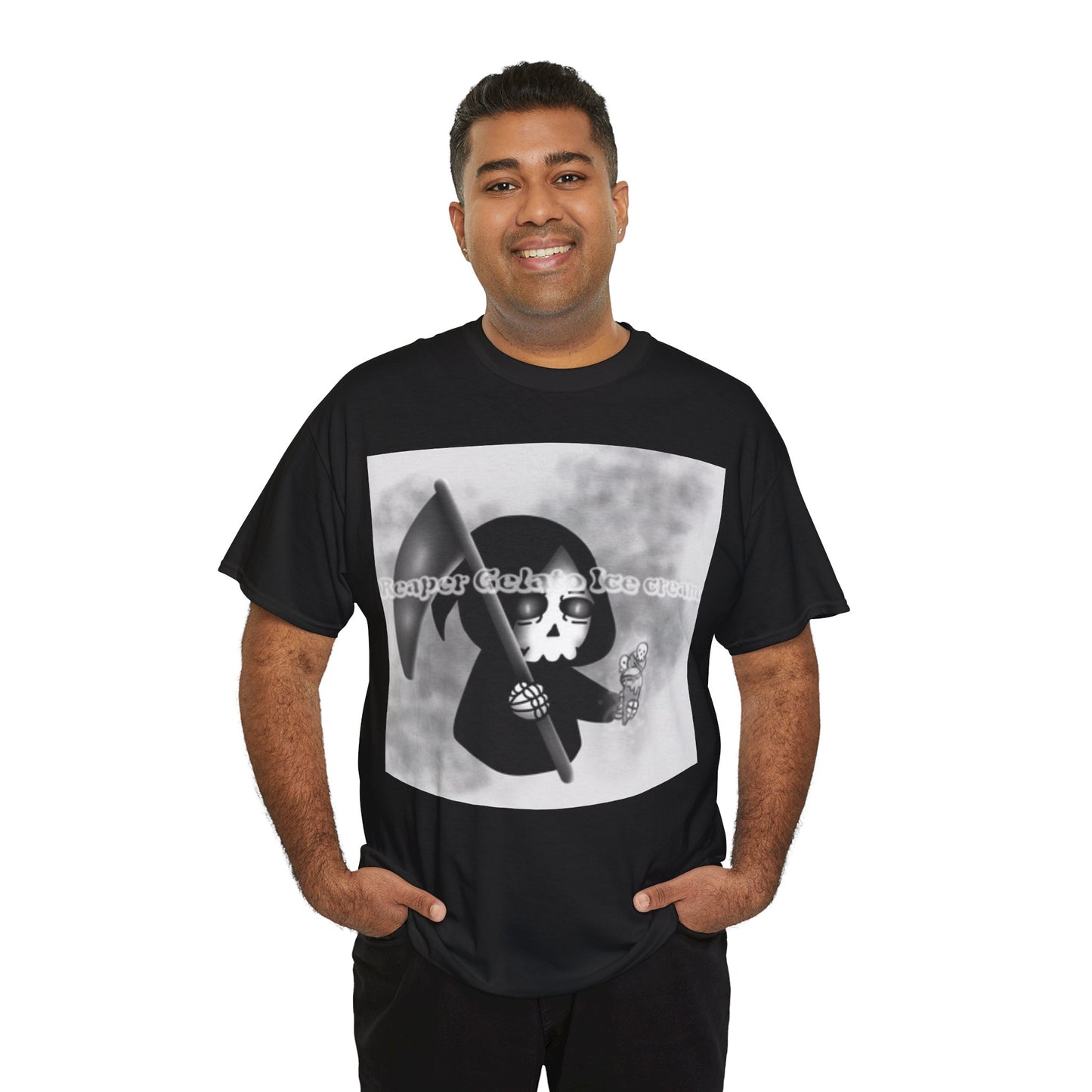 Reaper Gelato Ice Cream Unisex Heavy Cotton Shirt