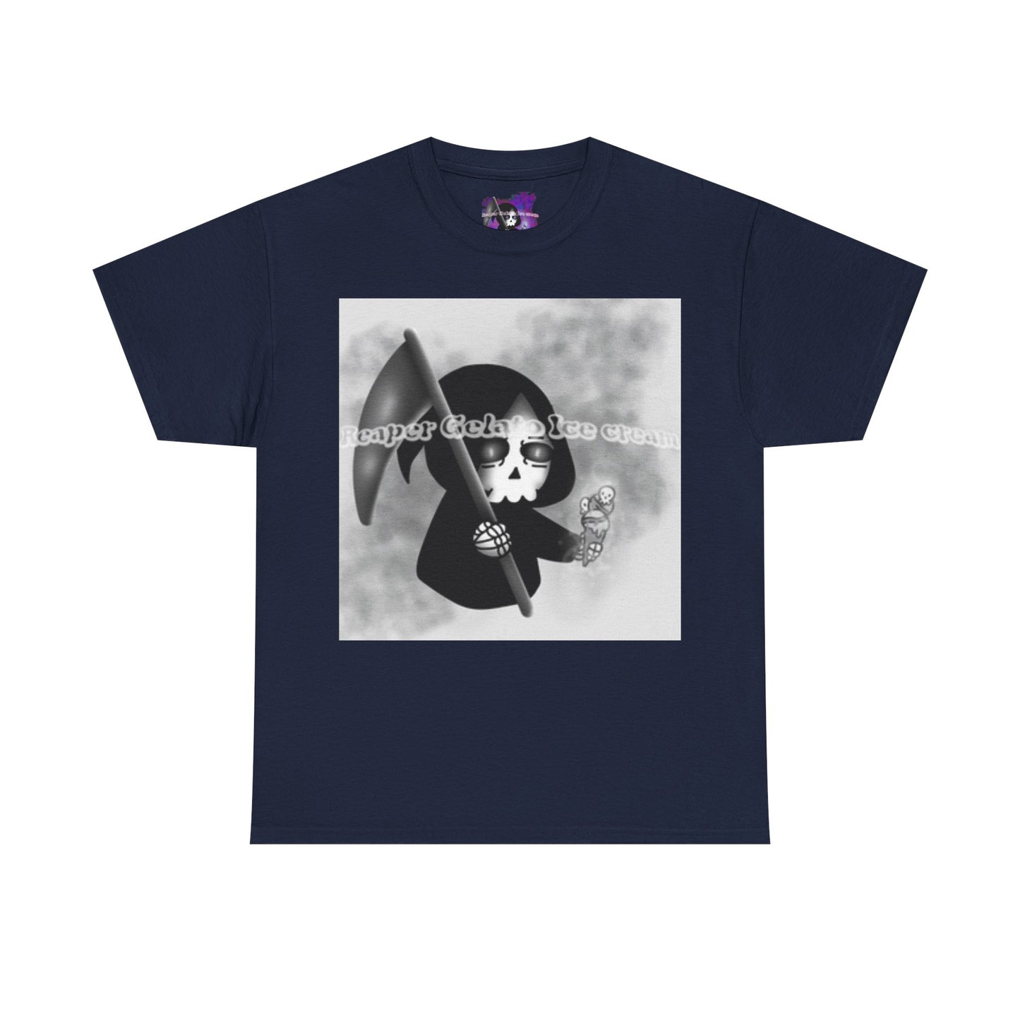 Reaper Gelato Ice Cream Unisex Heavy Cotton Shirt