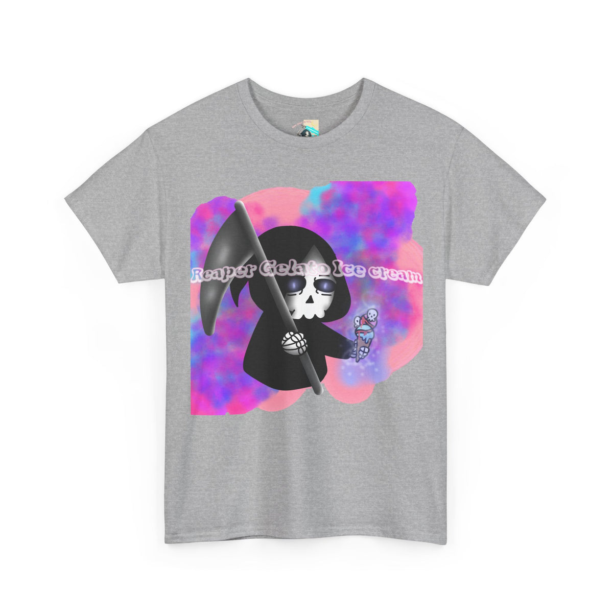 Reaper Gelato Ice Cream Unisex Heavy Cotton Shirt
