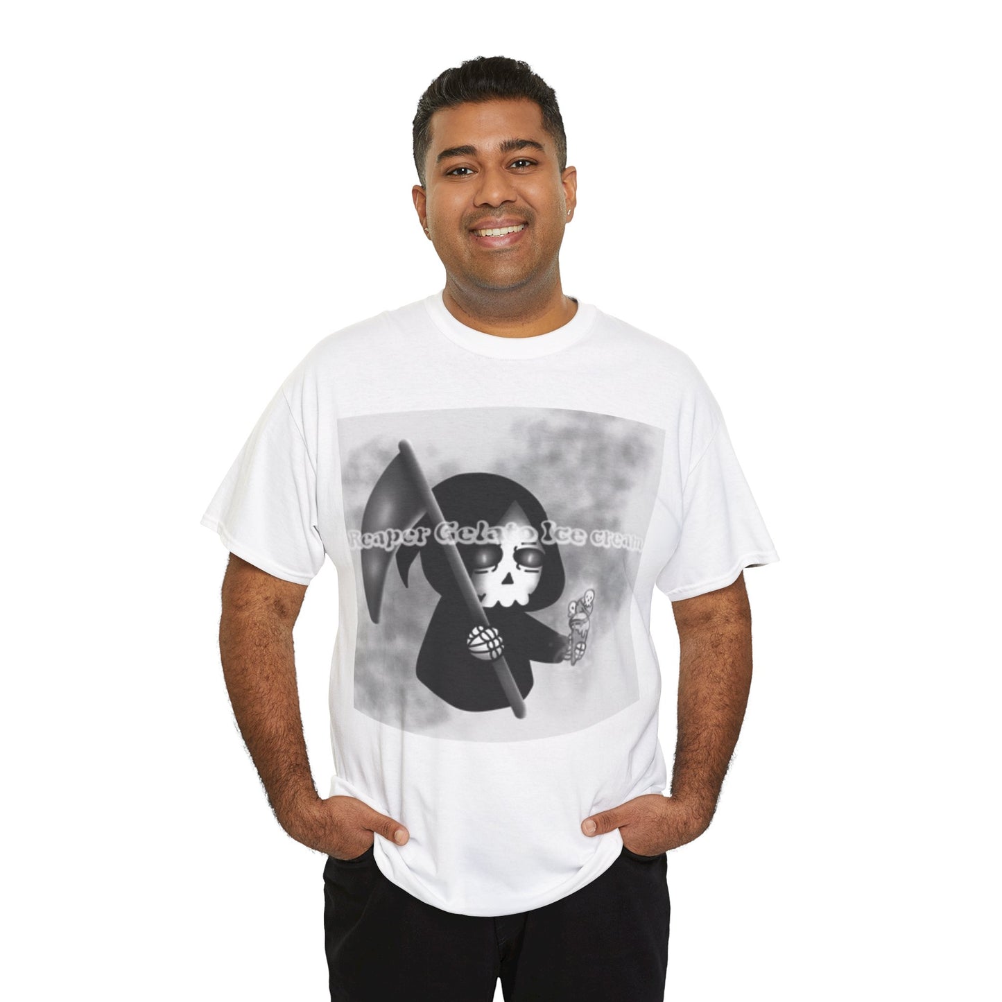 Reaper Gelato Ice Cream Unisex Heavy Cotton Shirt