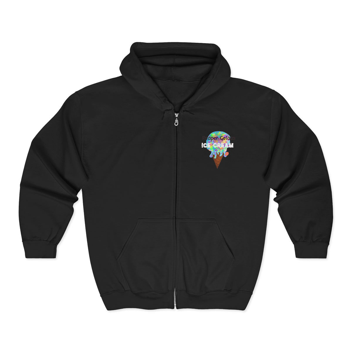 Ice Cream Unisex Zip Hoodie