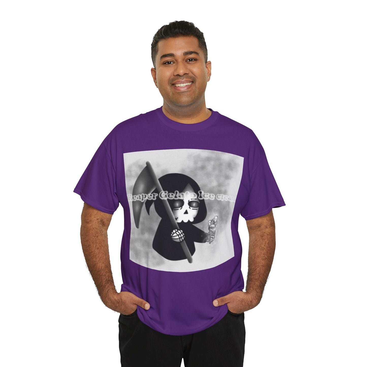 Reaper Gelato Ice Cream Unisex Heavy Cotton Shirt