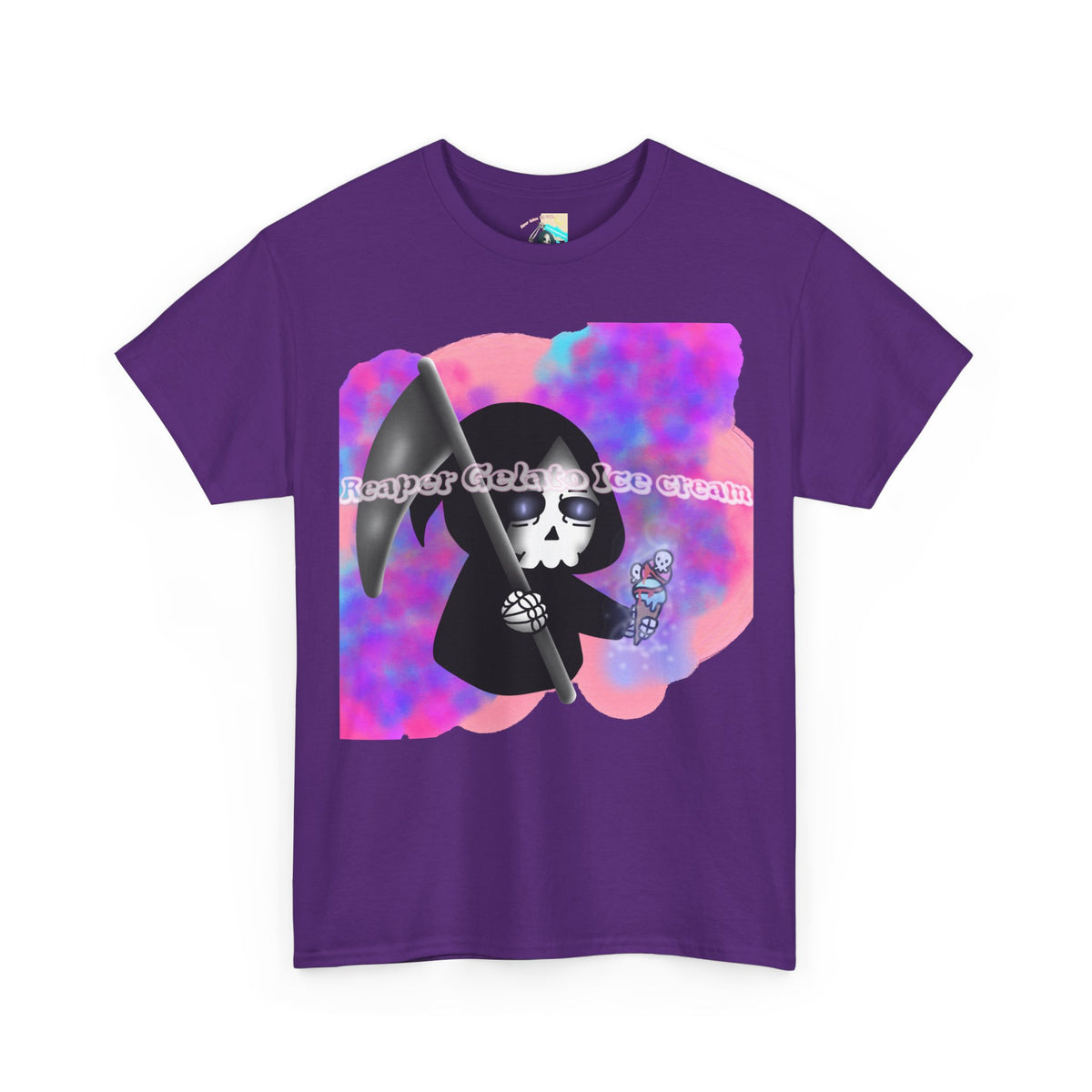 Reaper Gelato Ice Cream Unisex Heavy Cotton Shirt