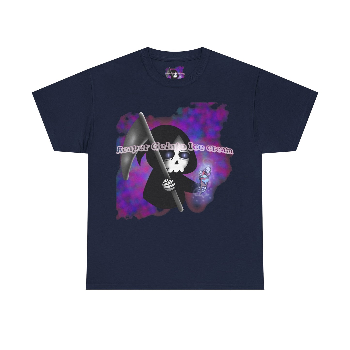 Reaper Gelato Ice Cream Unisex Heavy Cotton Shirt