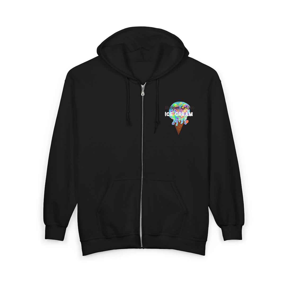 Ice Cream Unisex Zip Hoodie