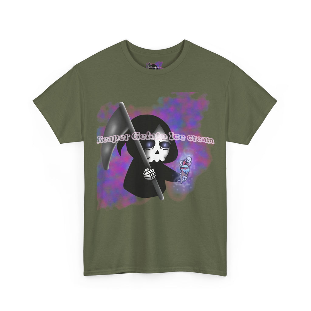Reaper Gelato Ice Cream Unisex Heavy Cotton Shirt