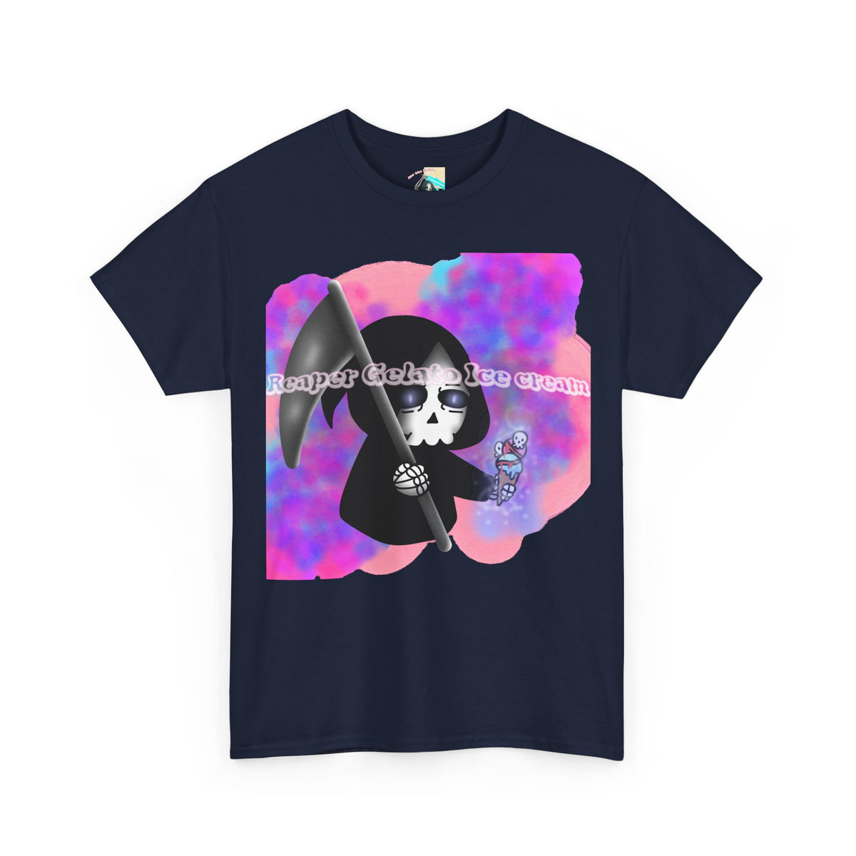 Reaper Gelato Ice Cream Unisex Heavy Cotton Shirt