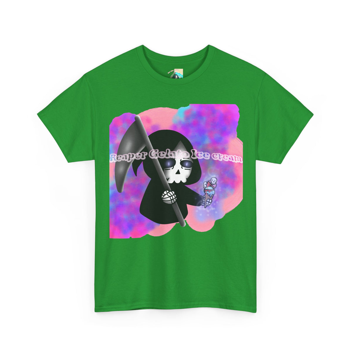Reaper Gelato Ice Cream Unisex Heavy Cotton Shirt