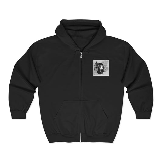 Reaper Noir Ice Cream Unisex Zip Hoodie