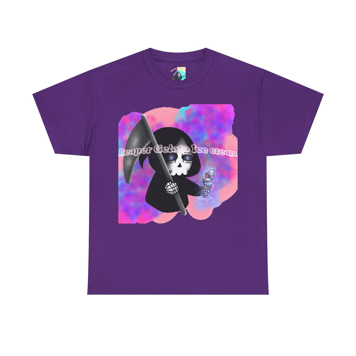 Reaper Gelato Ice Cream Unisex Heavy Cotton Shirt