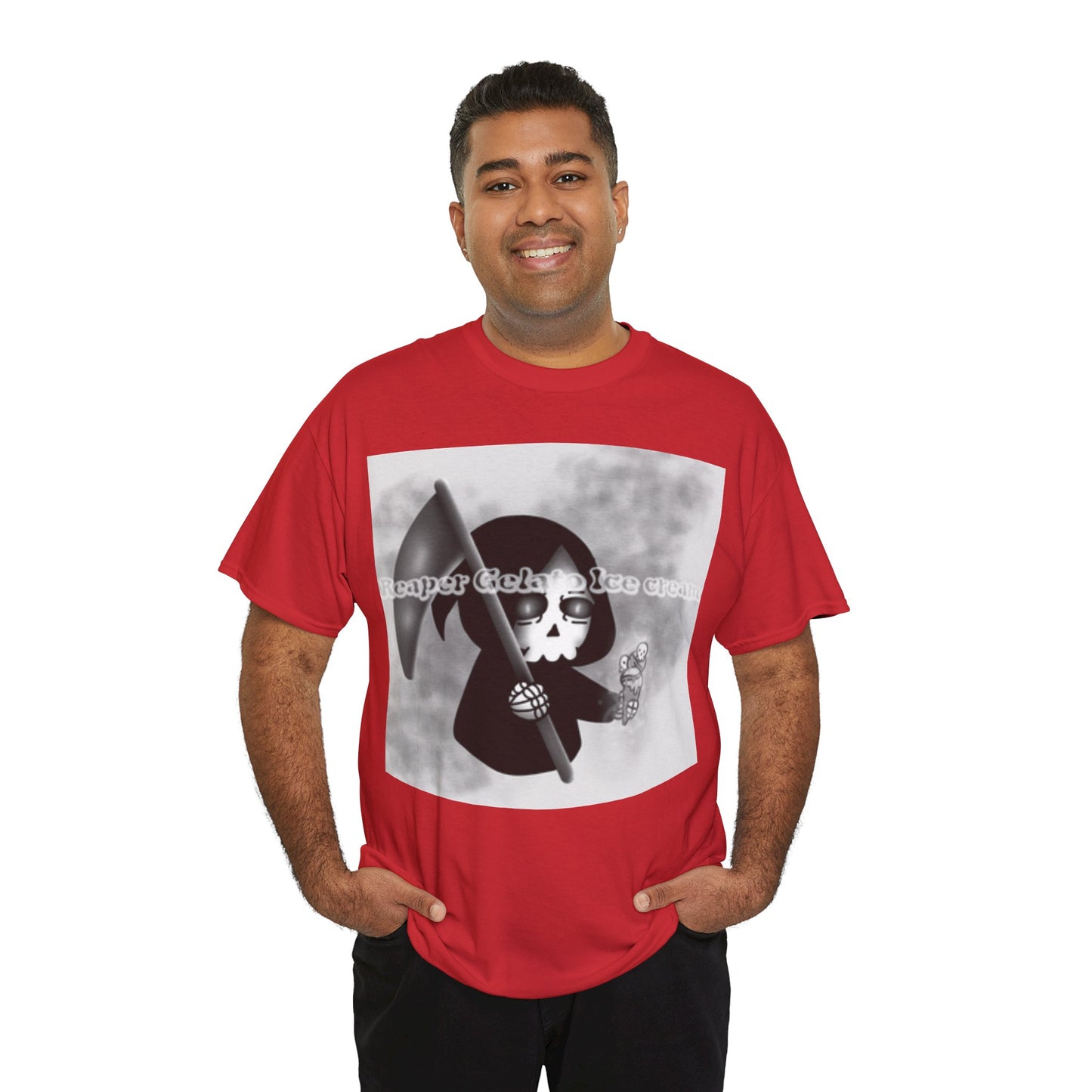 Reaper Gelato Ice Cream Unisex Heavy Cotton Shirt