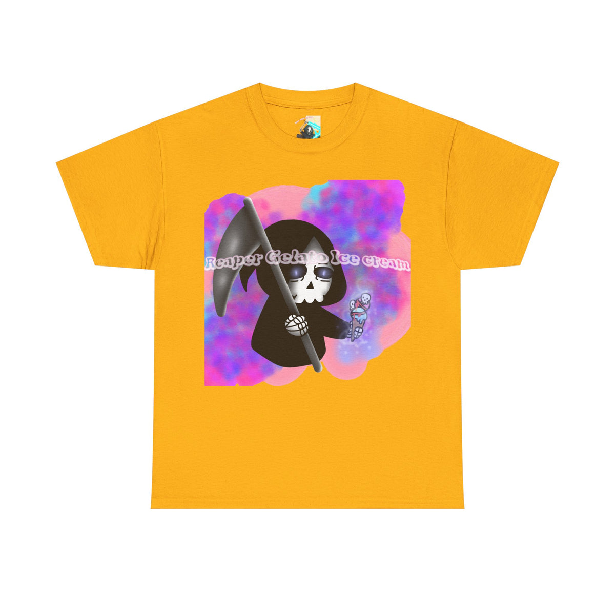 Reaper Gelato Ice Cream Unisex Heavy Cotton Shirt