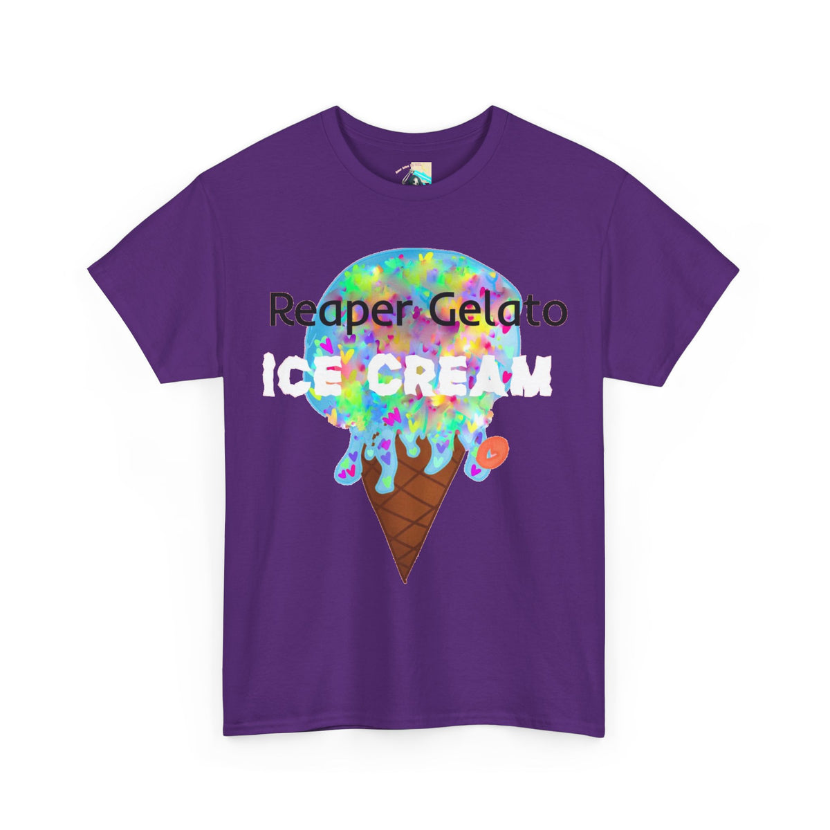 Ice Cream Unisex Heavy Cotton Shirt