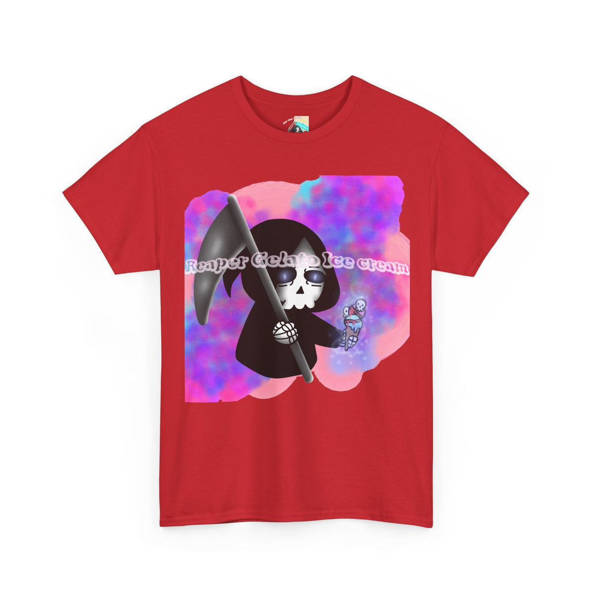 Reaper Gelato Ice Cream Unisex Heavy Cotton Shirt