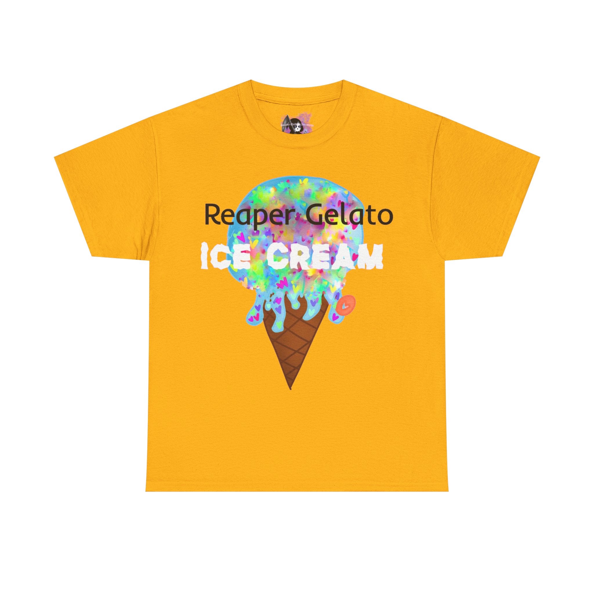 Ice Cream Unisex Heavy Cotton Shirt