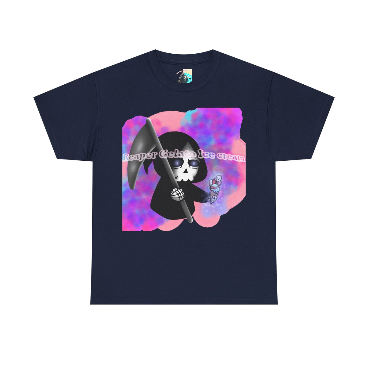 Reaper Gelato Ice Cream Unisex Heavy Cotton Shirt