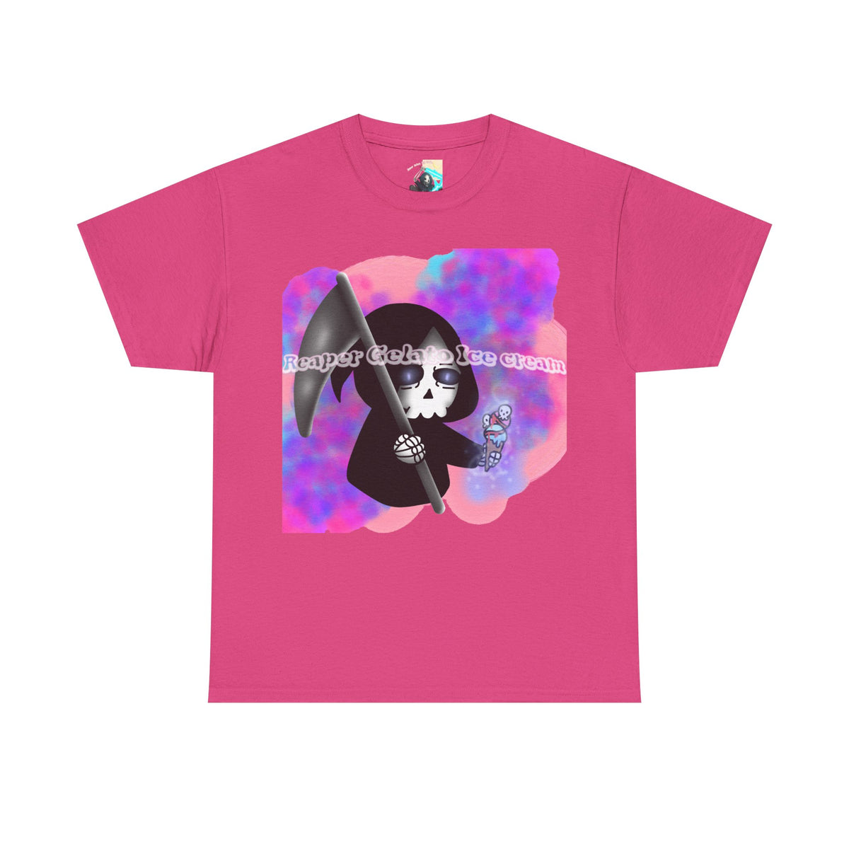 Reaper Gelato Ice Cream Unisex Heavy Cotton Shirt